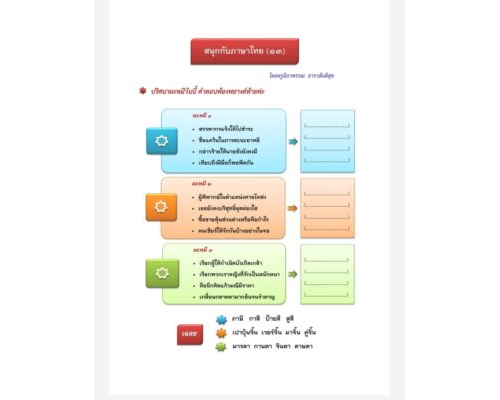 สนุกกับภาษาไทย (๑๓) ผะหมี